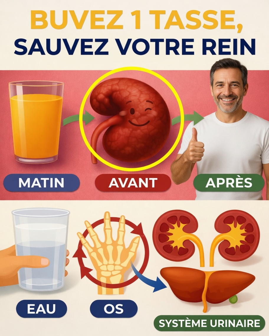Une seule tasse par jour et vos reins commenceront à récupérer