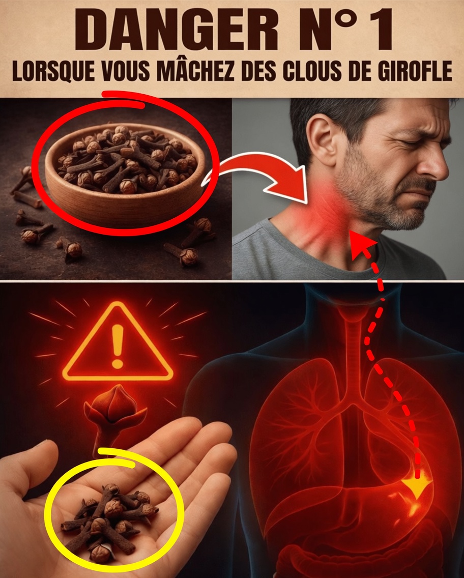Les clous de girofle mâchés de travers : l’erreur sournoise que beaucoup de gens commettent et qui pourrait mettre leur santé en danger