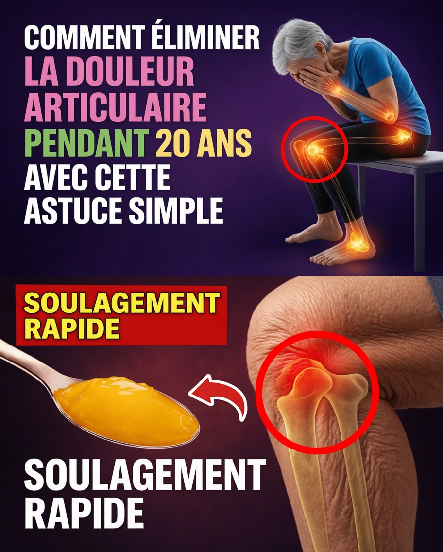 Débloquez 20 ans de soulagement des douleurs articulaires grâce à cette simple astuce !