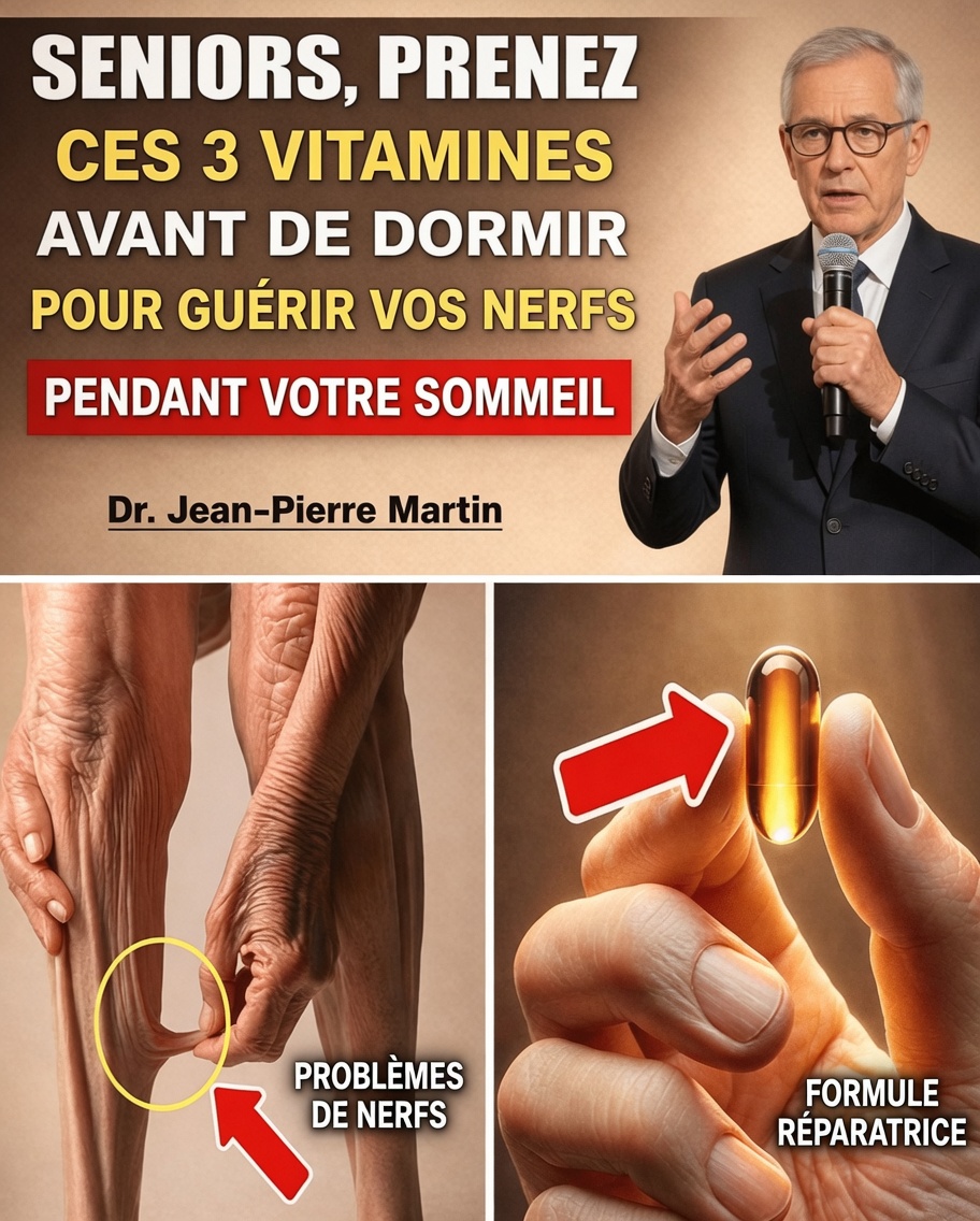 Découvrez les 3 vitamines du coucher que de nombreux seniors ajoutent pour soutenir la force et le confort des jambes