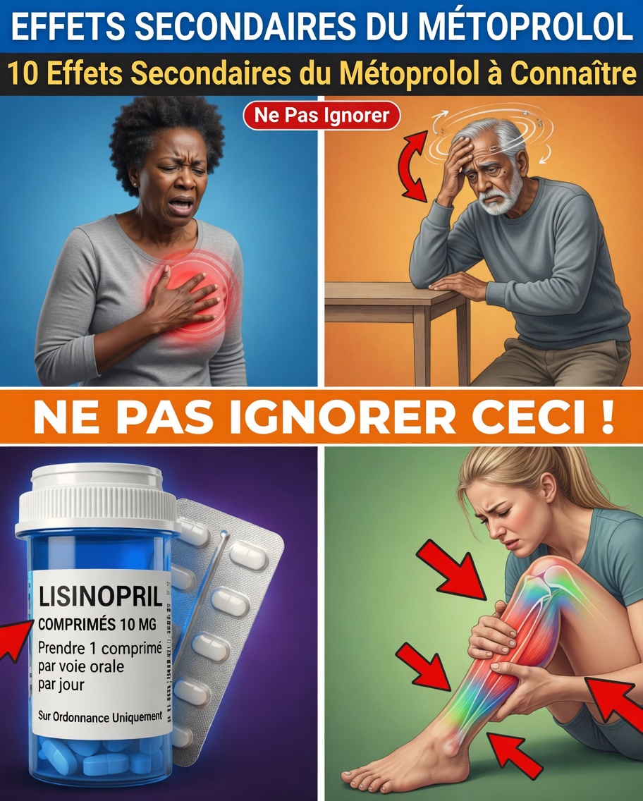 Les 10 effets secondaires du métoprolol souvent négligés et comment ils pourraient affecter votre vie quotidienne