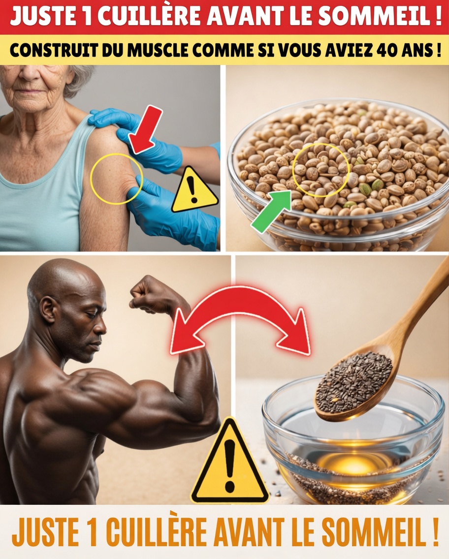 Prendre de la masse musculaire après 70 ans : CETTE GRAINE est plus efficace que les œufs ! 6 puissants alliés prouvés
