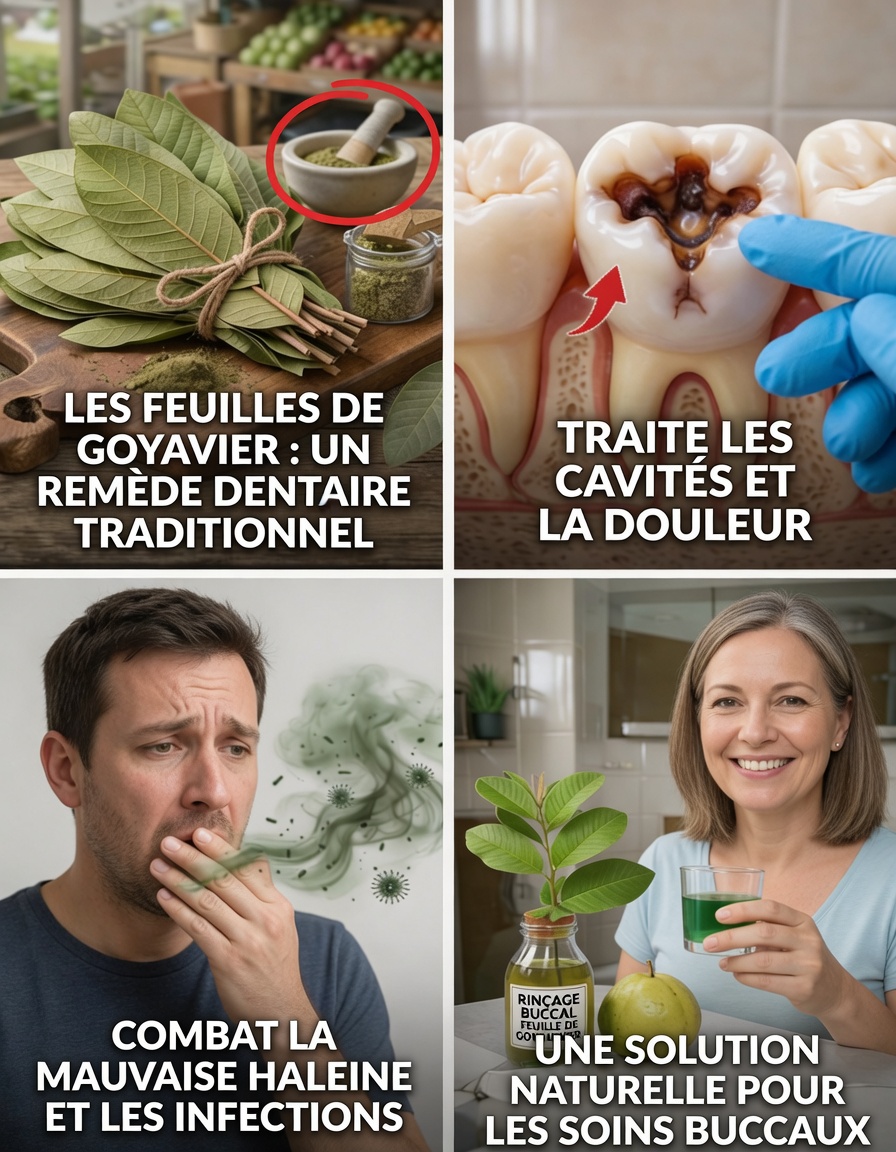 Découvrez 3 habitudes simples à base de feuilles de goyavier pour une bouche plus propre et des dents plus saines naturellement