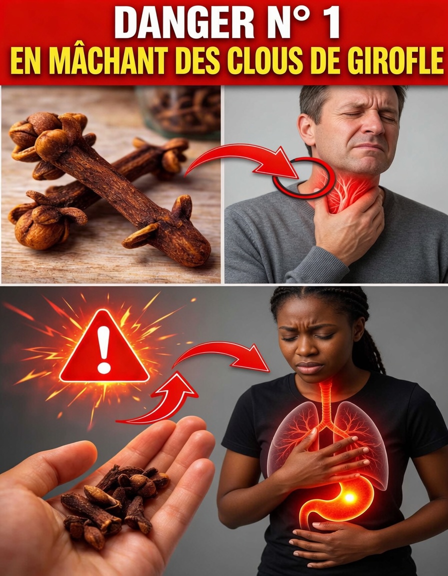L’erreur la plus fréquente lorsque vous mâchez des clous de girofle et comment l’éviter pour une utilisation plus sûre