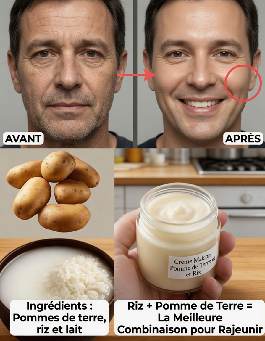Pourquoi beaucoup intègrent cette crème maison à la pomme de terre et au riz dans leur routine nocturne pour un éclat potentiel de la peau