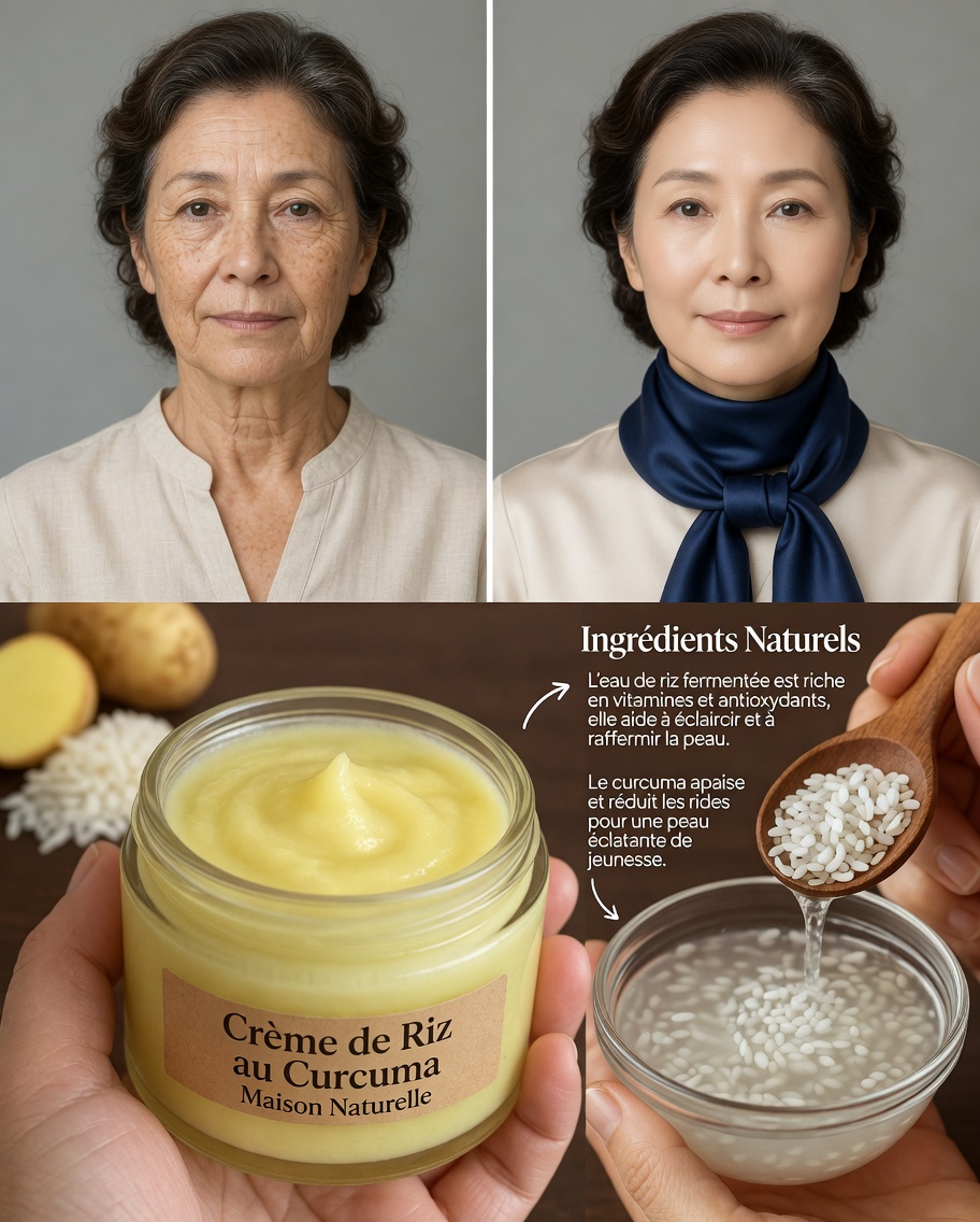 Pourquoi beaucoup intègrent cette crème maison à la pomme de terre et au riz dans leur routine nocturne pour un éclat potentiel de la peau