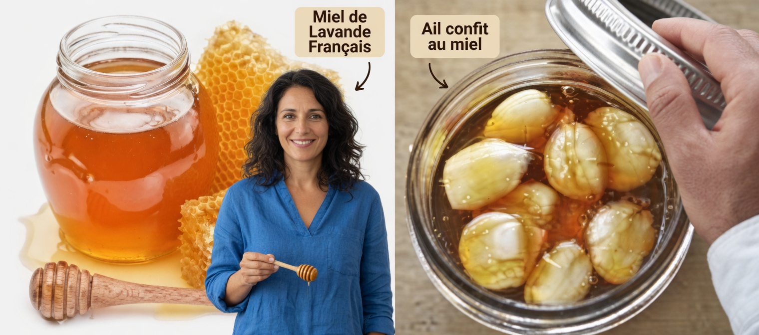 Comment manger de l’ail et du miel à jeun : un simple rituel matinal de 7 jours