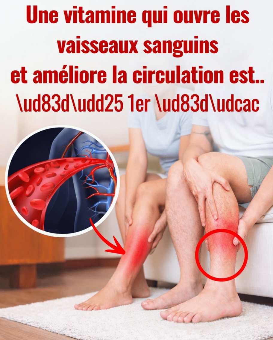 Une vitamine qui dilate les vaisseaux sanguins et améliore la circulation