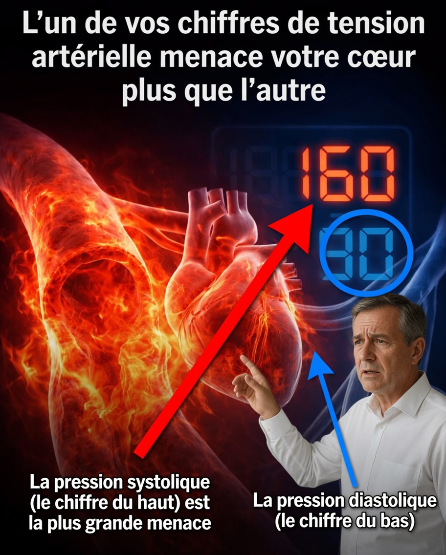L’un de vos deux chiffres de tension artérielle représente une menace plus grande pour votre cœur que l’autre