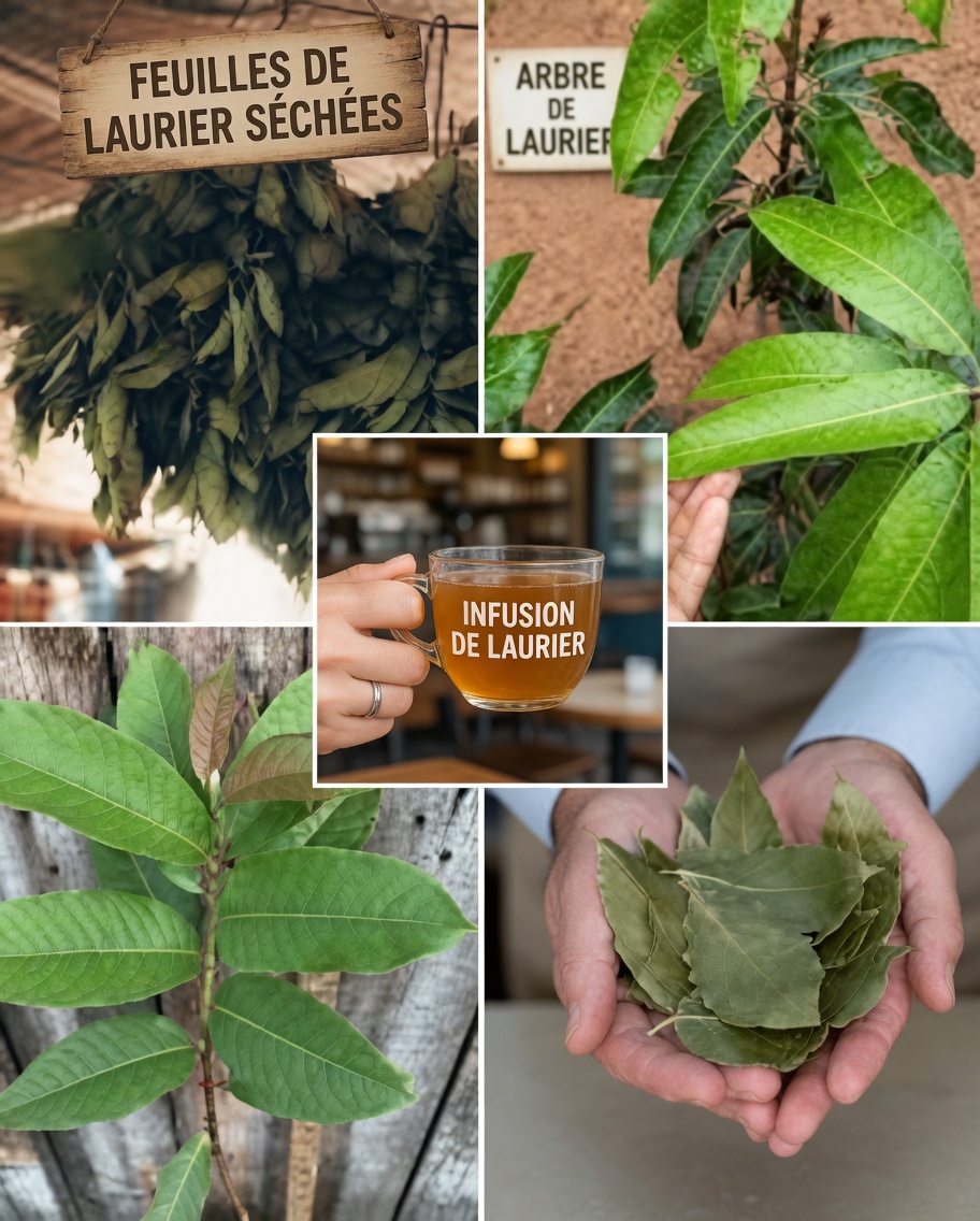 Les quatre feuilles médicinales : avocatier, manguier, laurier et goyavier — le cadeau de la nature pour votre bien-être