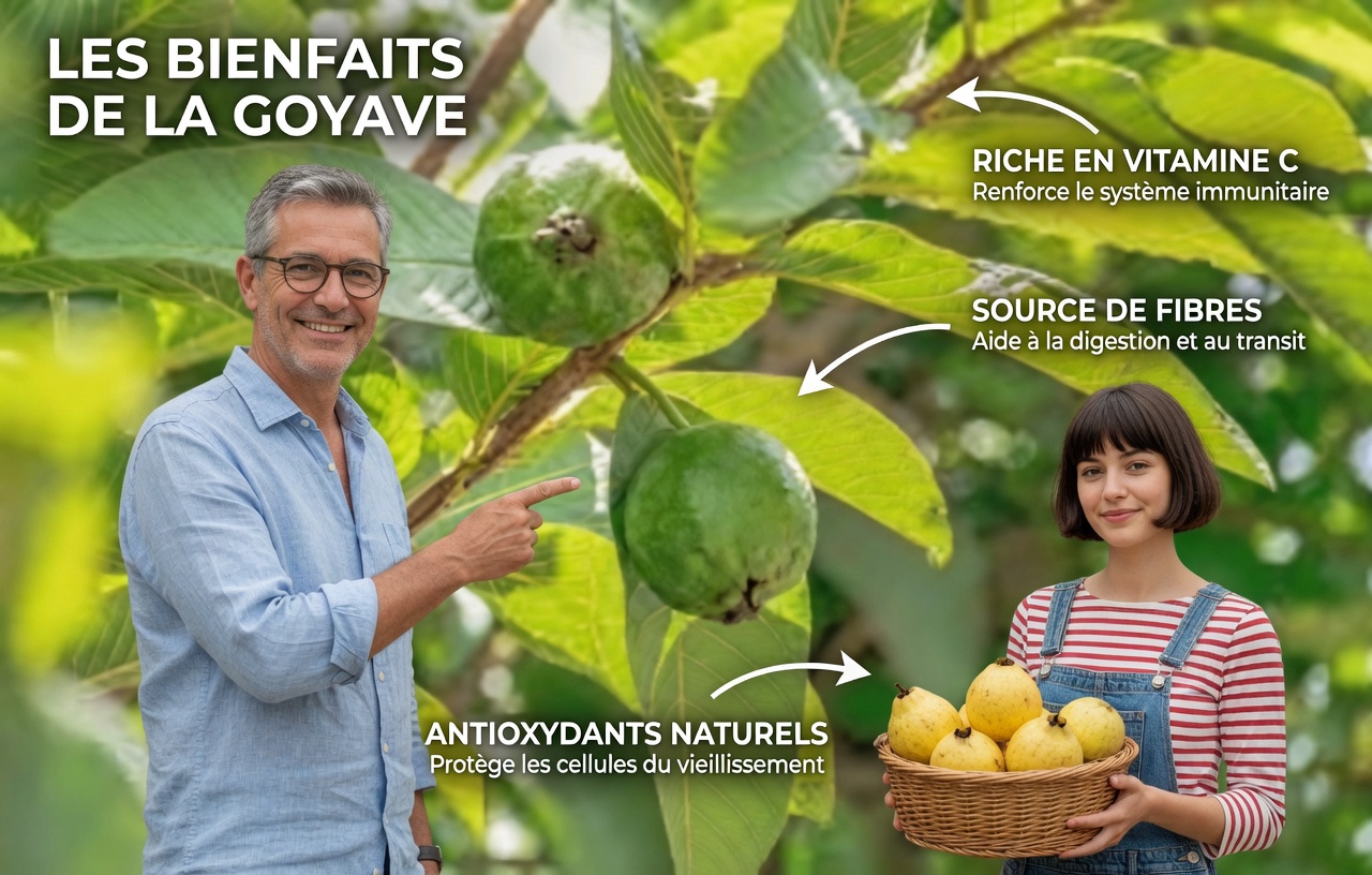 Les quatre feuilles médicinales : avocatier, manguier, laurier et goyavier — le cadeau de la nature pour votre bien-être