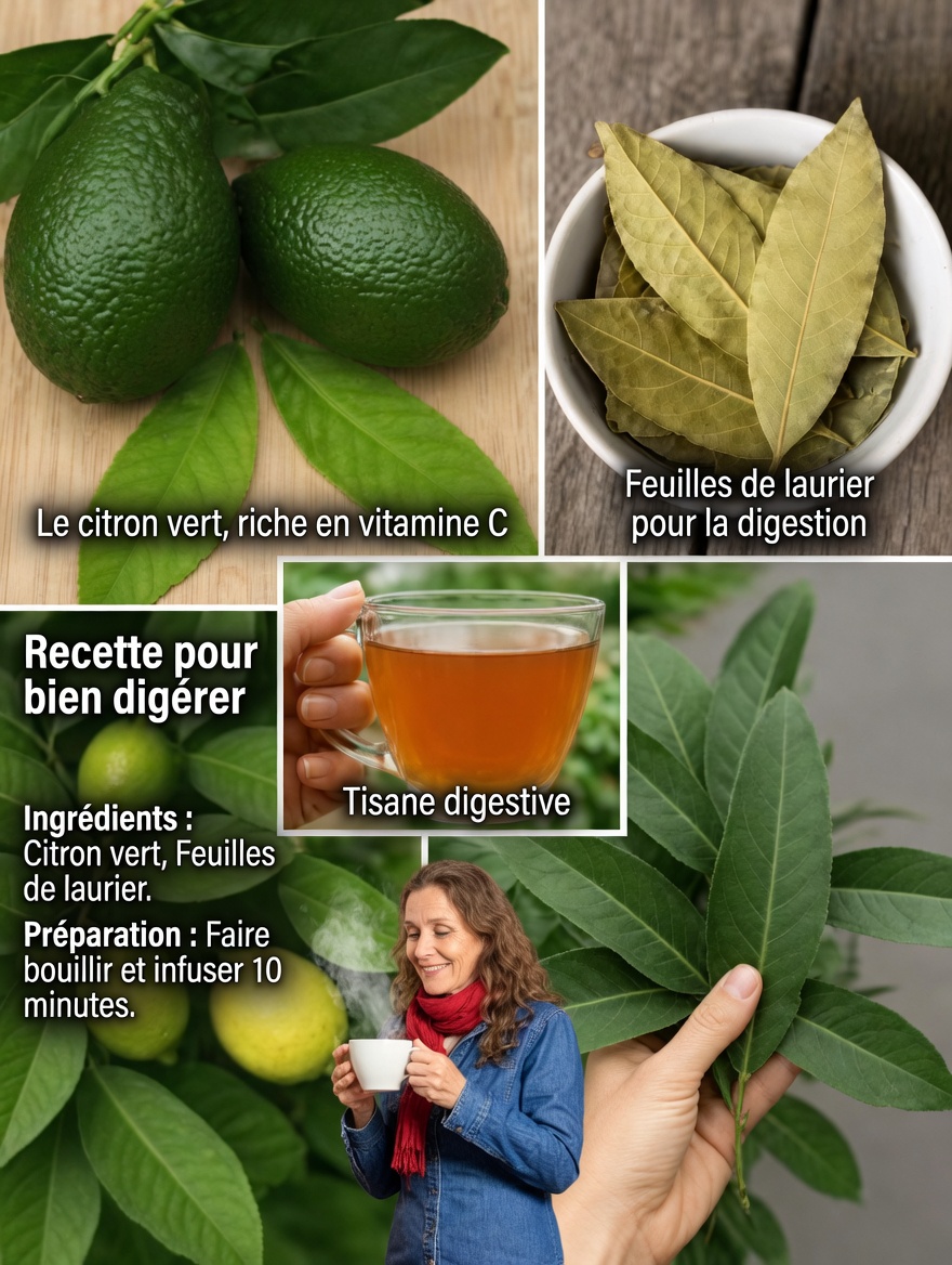 Les quatre feuilles médicinales : avocatier, manguier, laurier et goyavier — le cadeau de la nature pour votre bien-être