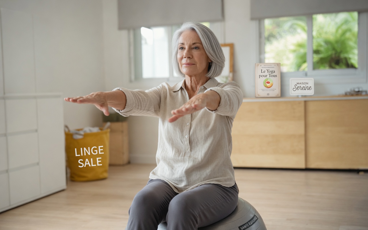 Douce routine quotidienne de 4 minutes pour favoriser une meilleure posture et l’alignement du cou après 60 ans