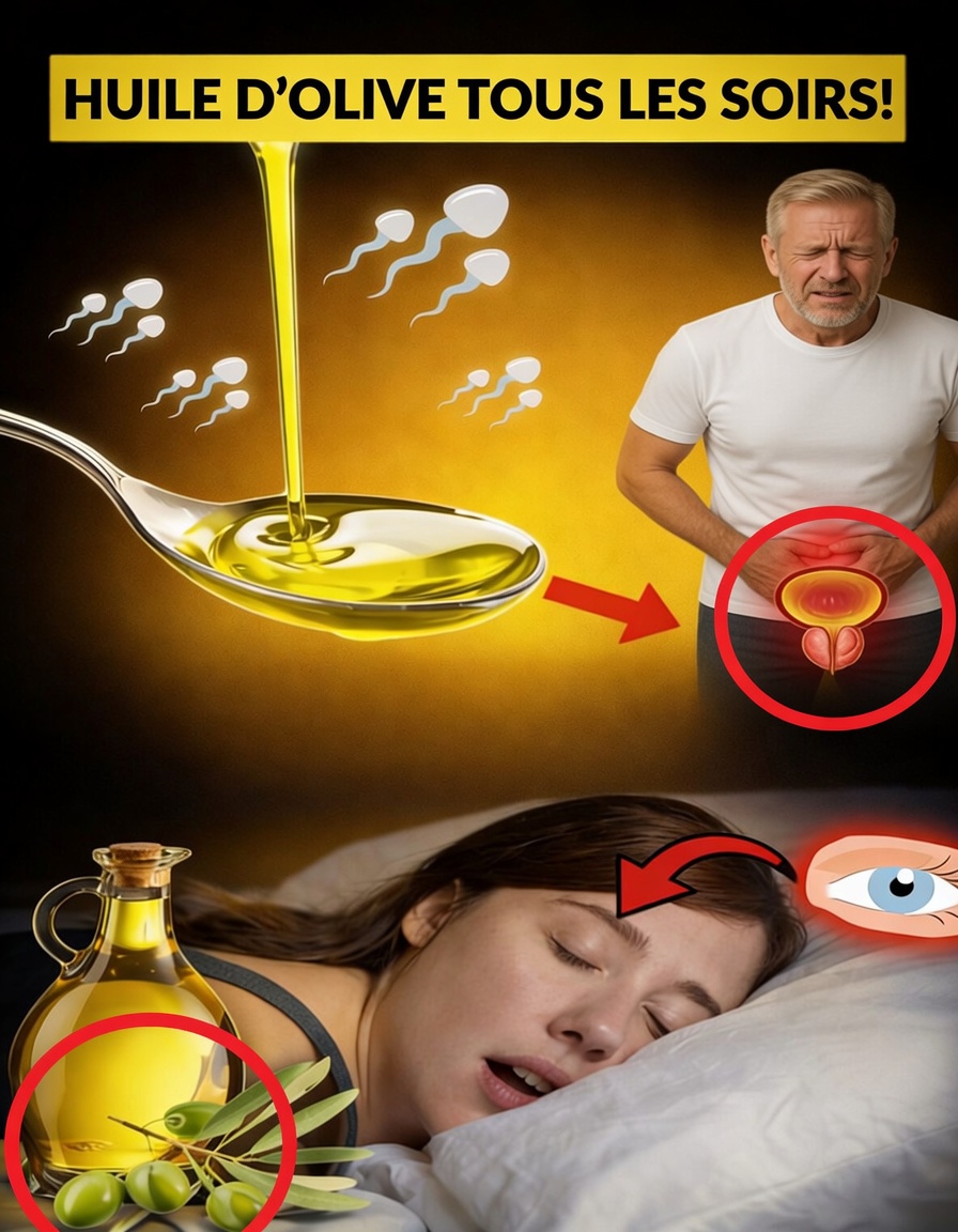 Le rituel nocturne qui transforme des vies : ce qui se passe lorsque vous buvez de l’huile d’olive avant de vous coucher