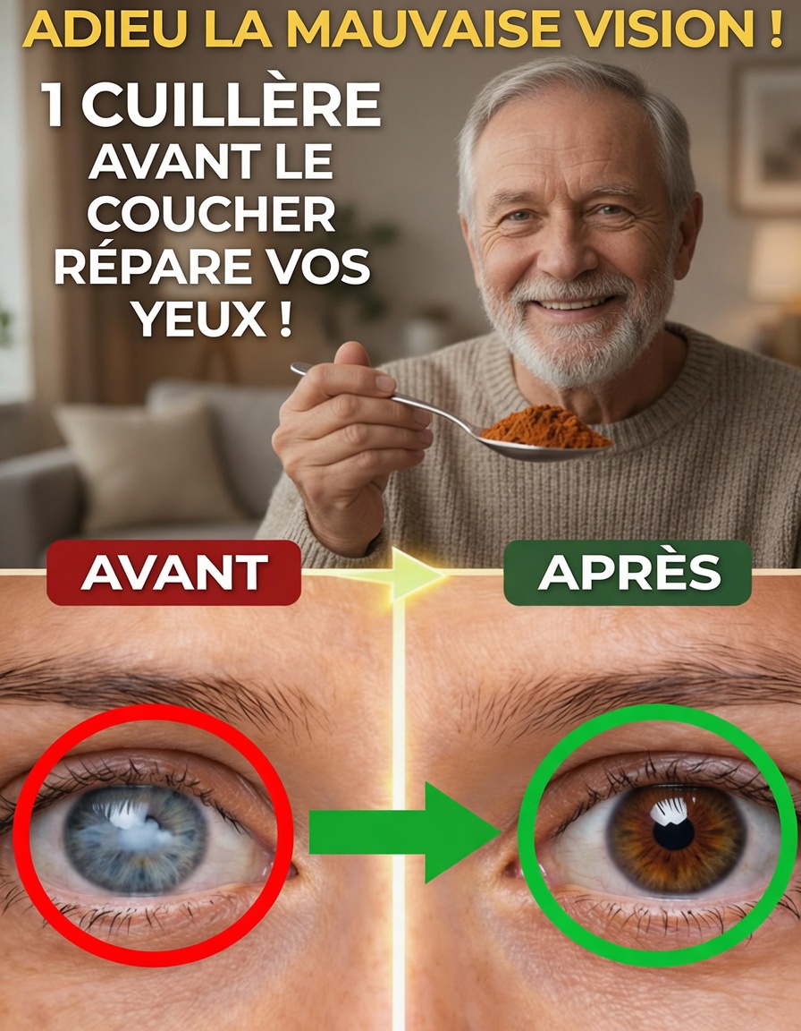 Les personnes de plus de 60 ans prennent cette cuillerée avant de se coucher pour une vision plus nette