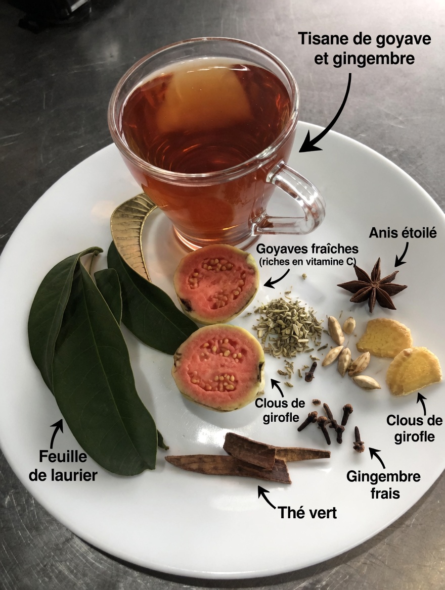 La tisane d’hibiscus, de feuilles de goyavier et de clou de girofle que le Dr Frank Suárez a qualifiée de révolutionnaire pour le diabète, la tension artérielle, la circulation et la prévention du cancer