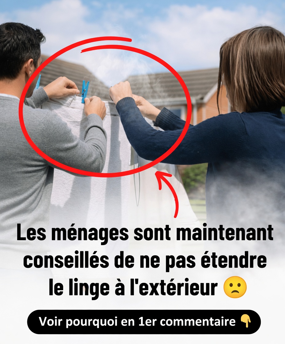 Est-il encore sûr de faire sécher le linge dehors ? Les risques potentiels pour la santé que vous devriez connaître