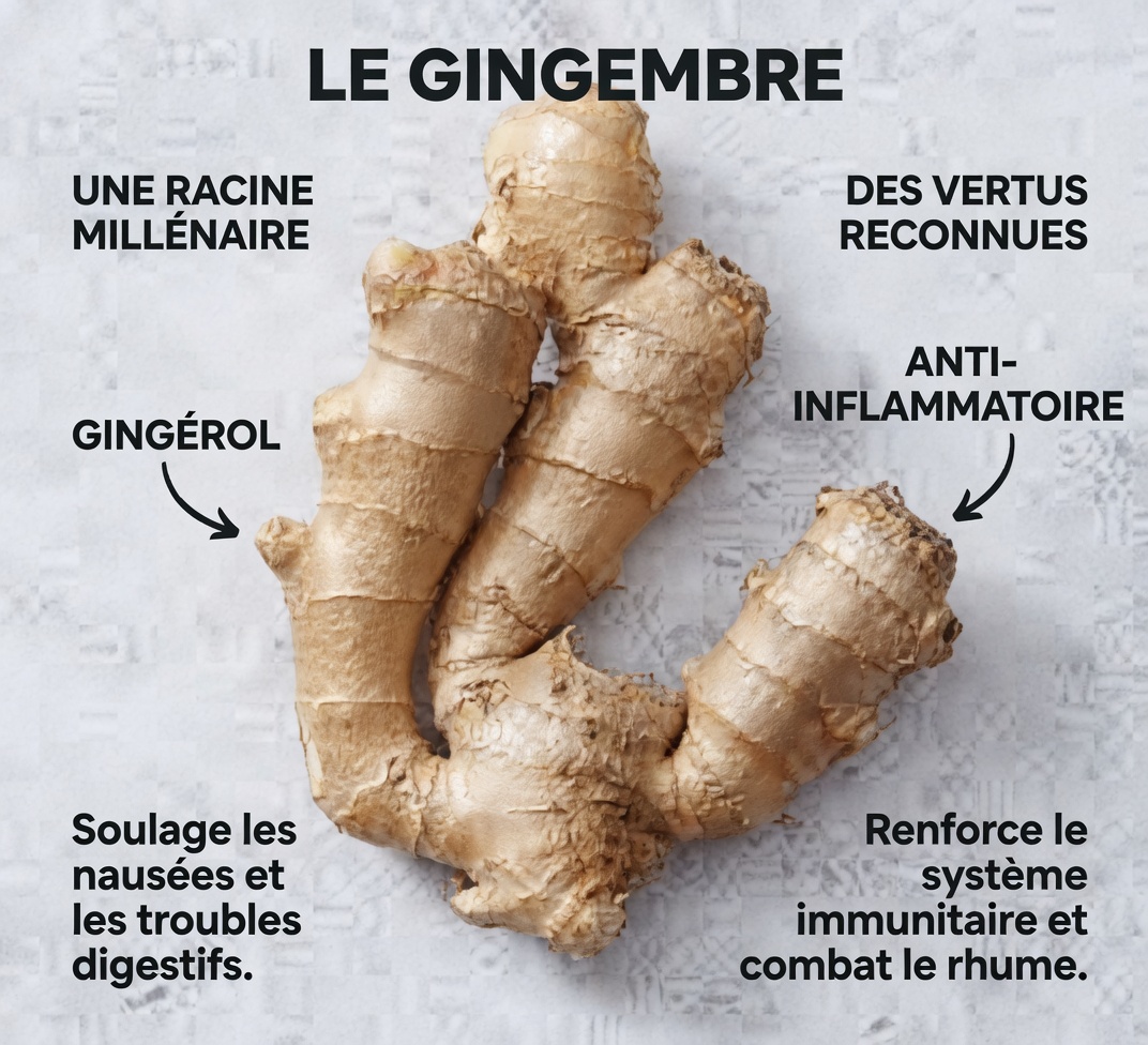 Le gingembre est bon pour la santé de la plupart des gens — mais pas pour tout le monde. Découvrez la liste de 4 conditions + l’explication du médecin en premier