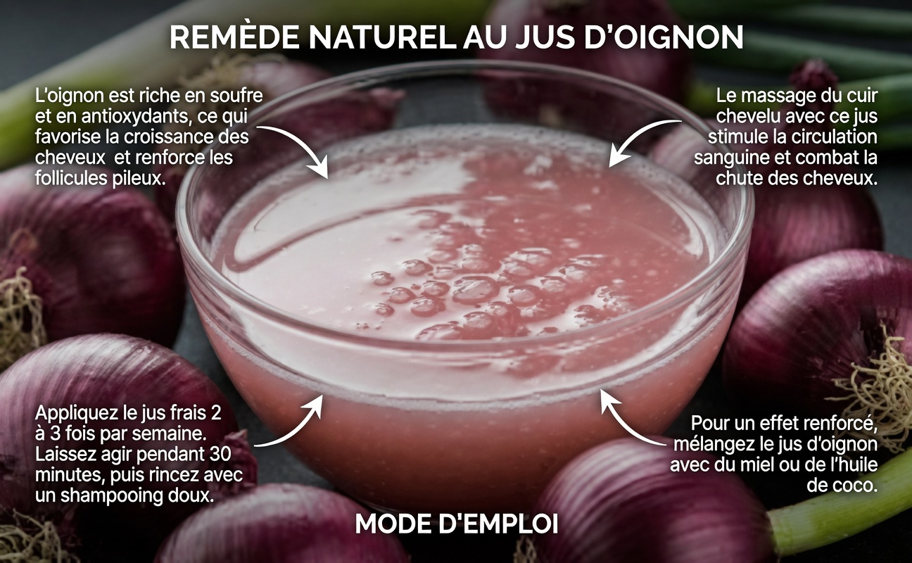 Jus d’oignon pour la pousse des cheveux : ce que seulement 7 jours peuvent faire pour votre cuir chevelu