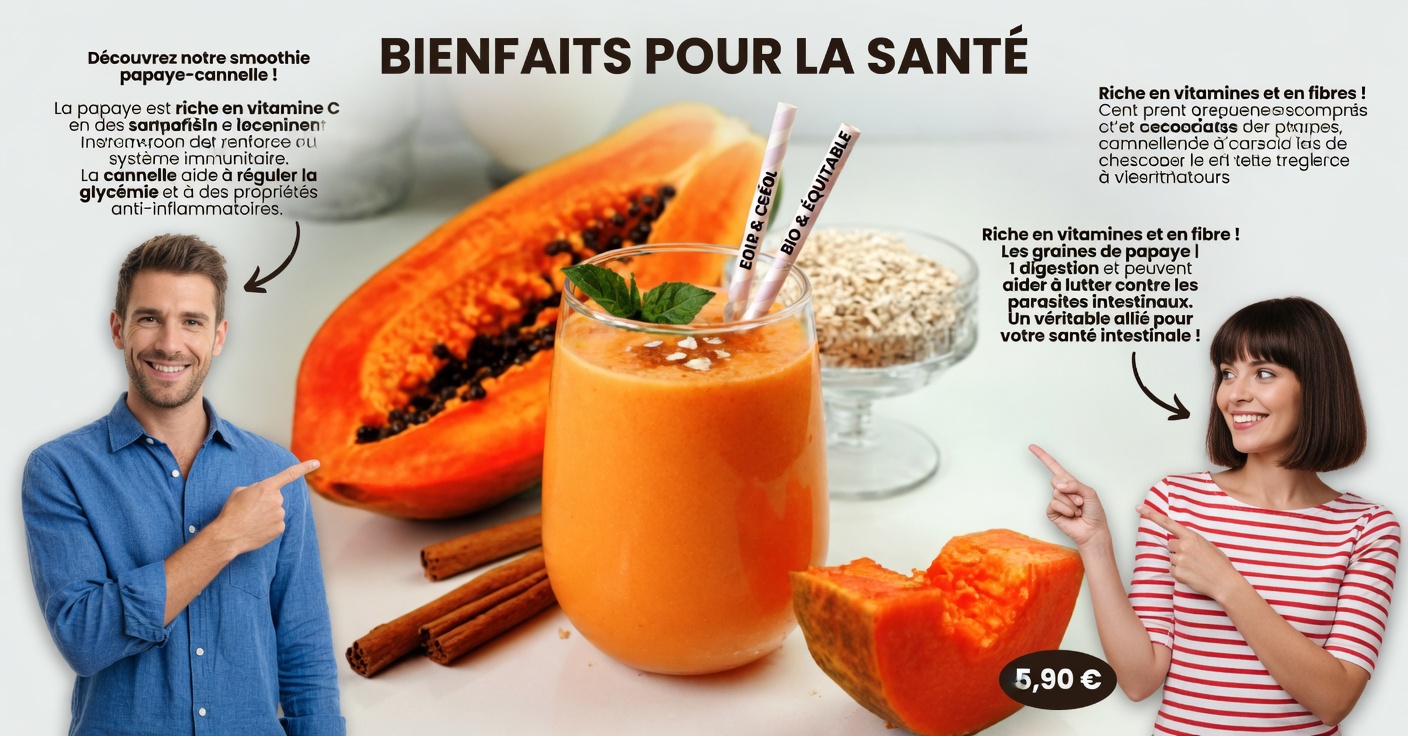 Smoothie aux graines de papaye pour le vermifuge : bienfaits, recette et mode d’emploi