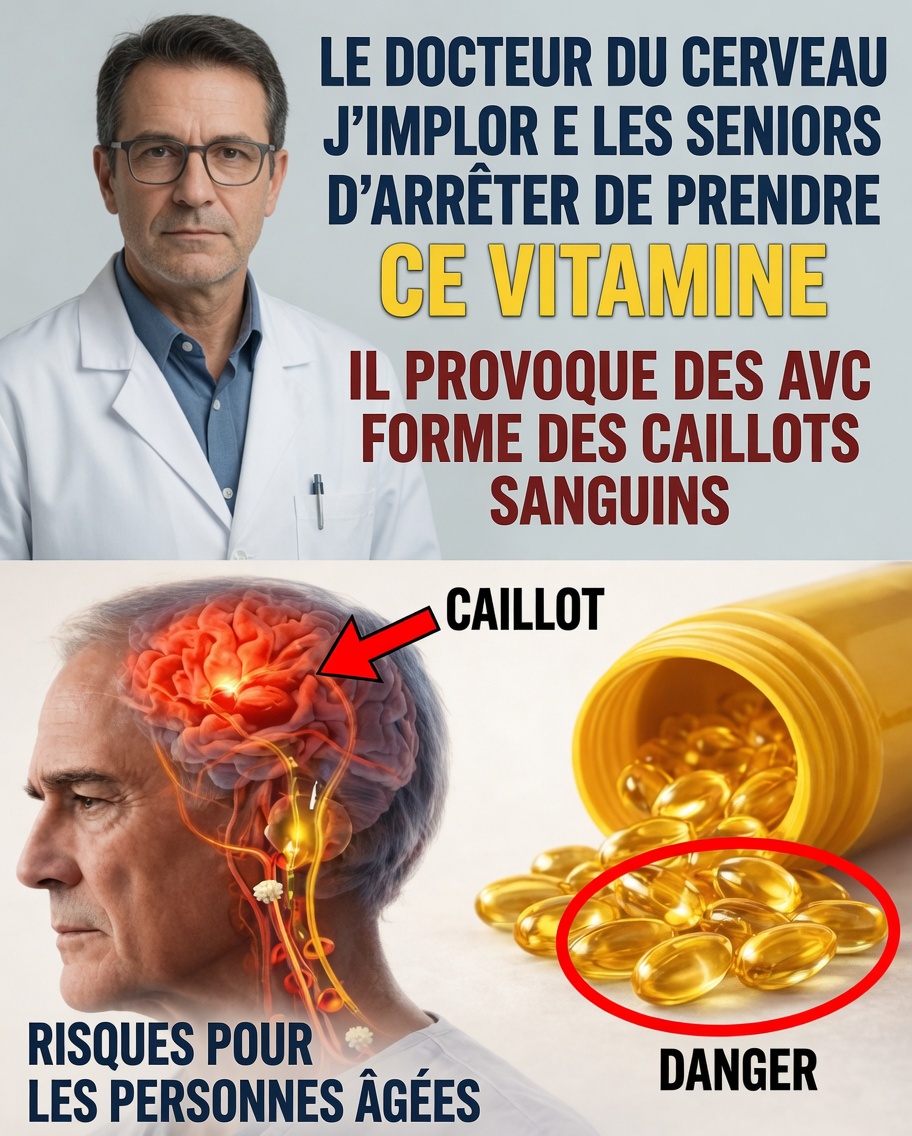 En tant que médecin du cerveau, je suis choqué : cette vitamine augmente le risque d’AVC du jour au lendemain – santé des seniors