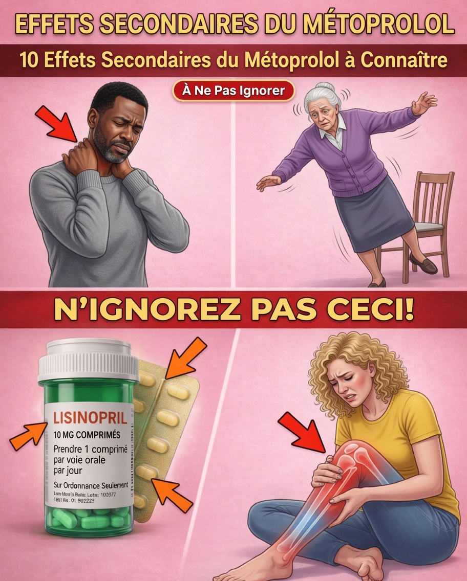 Explorer les 10 effets secondaires du métoprolol souvent négligés dans les conversations