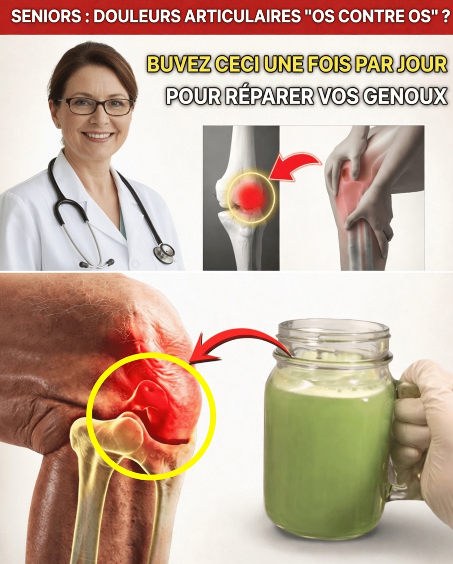 Seniors : découvrez comment boire du bouillon d’os peut contribuer à soutenir le cartilage du genou et à soulager naturellement les douleurs articulaires