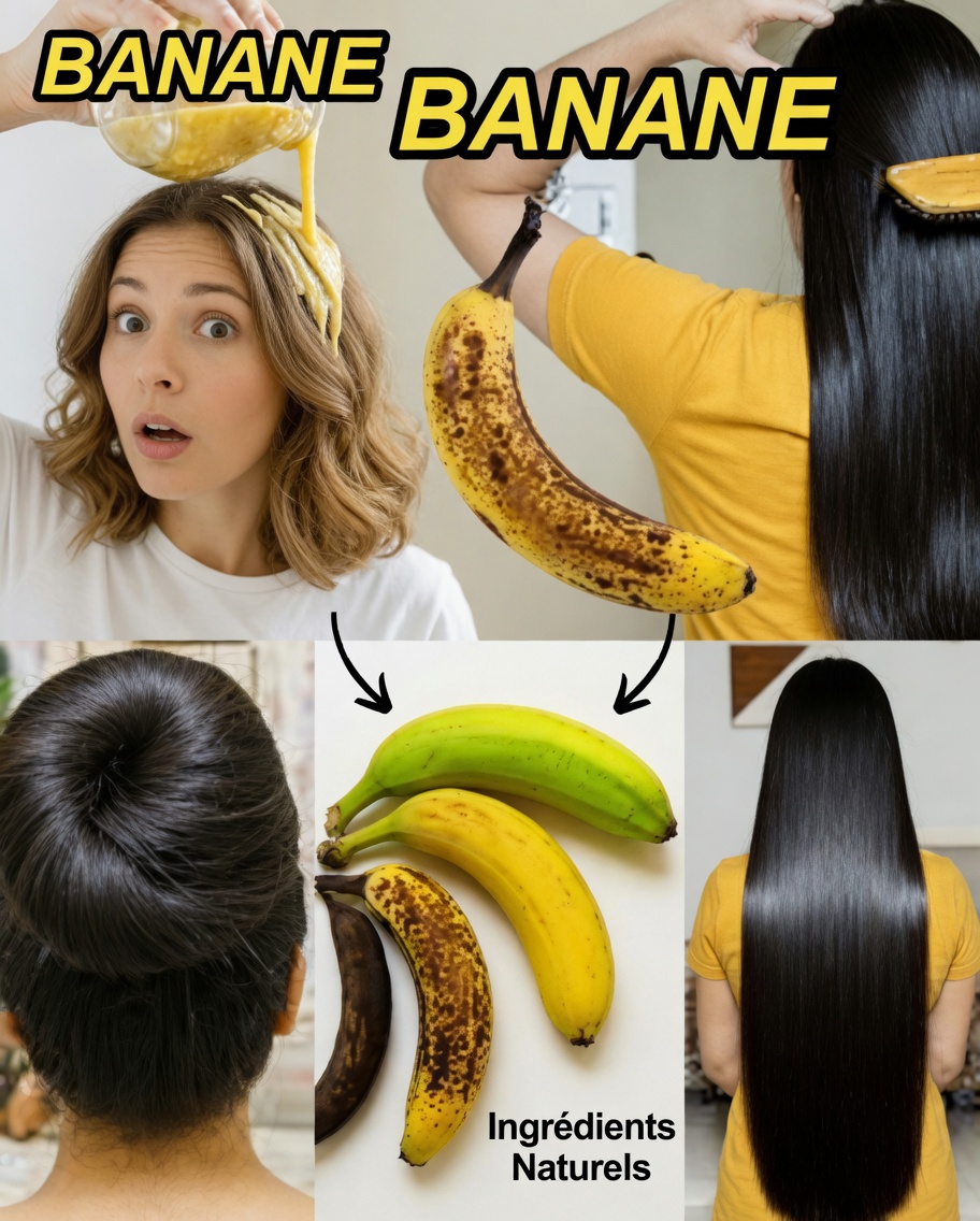 Libérez le pouvoir caché des peaux de banane pour des cheveux naturellement plus sains, plus forts et plus brillants