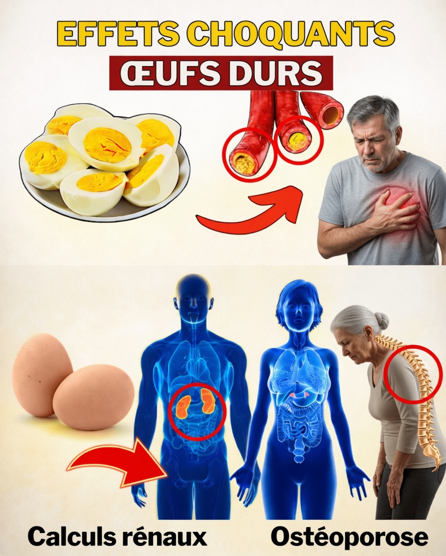 Seulement 2 œufs durs CHAQUE MATIN feront ces 10 choses à votre corps !