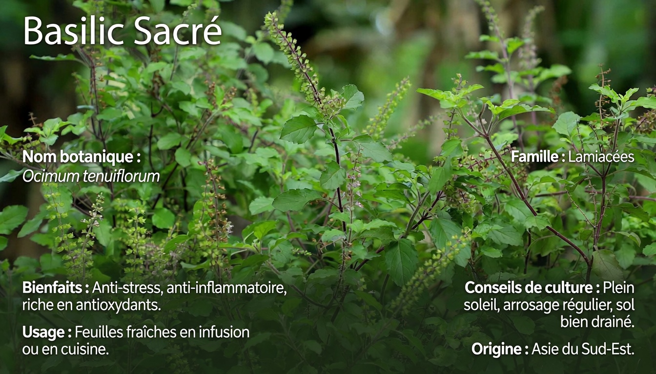 Basilic sacré (tulsi) pour la santé bucco-dentaire : remède naturel contre les caries, les problèmes de gencives, la mauvaise haleine et pour des dents plus solides