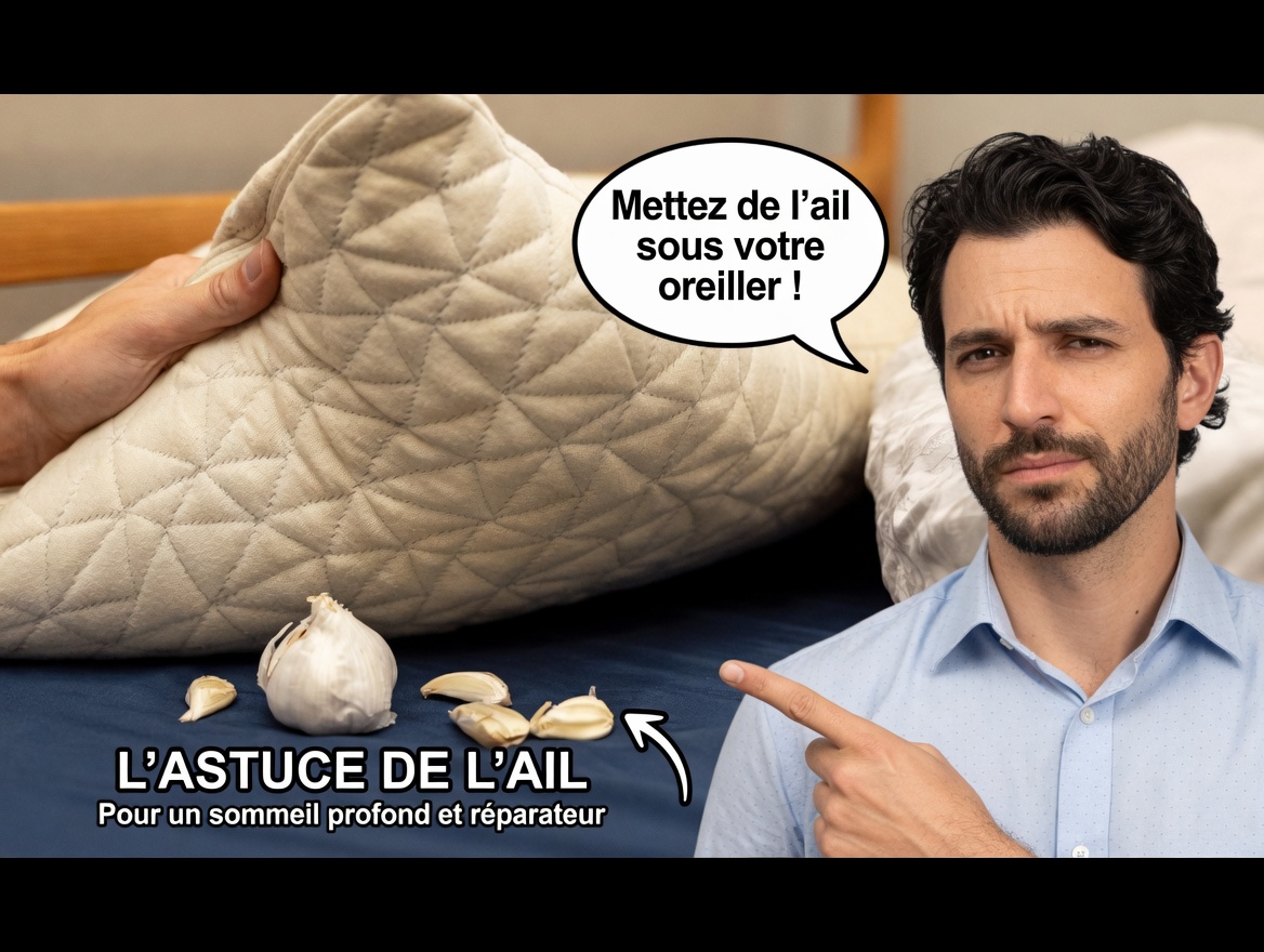 Avez-vous essayé de placer une gousse d’ail sous votre oreiller pour découvrir des méthodes naturelles afin de mieux dormir ?