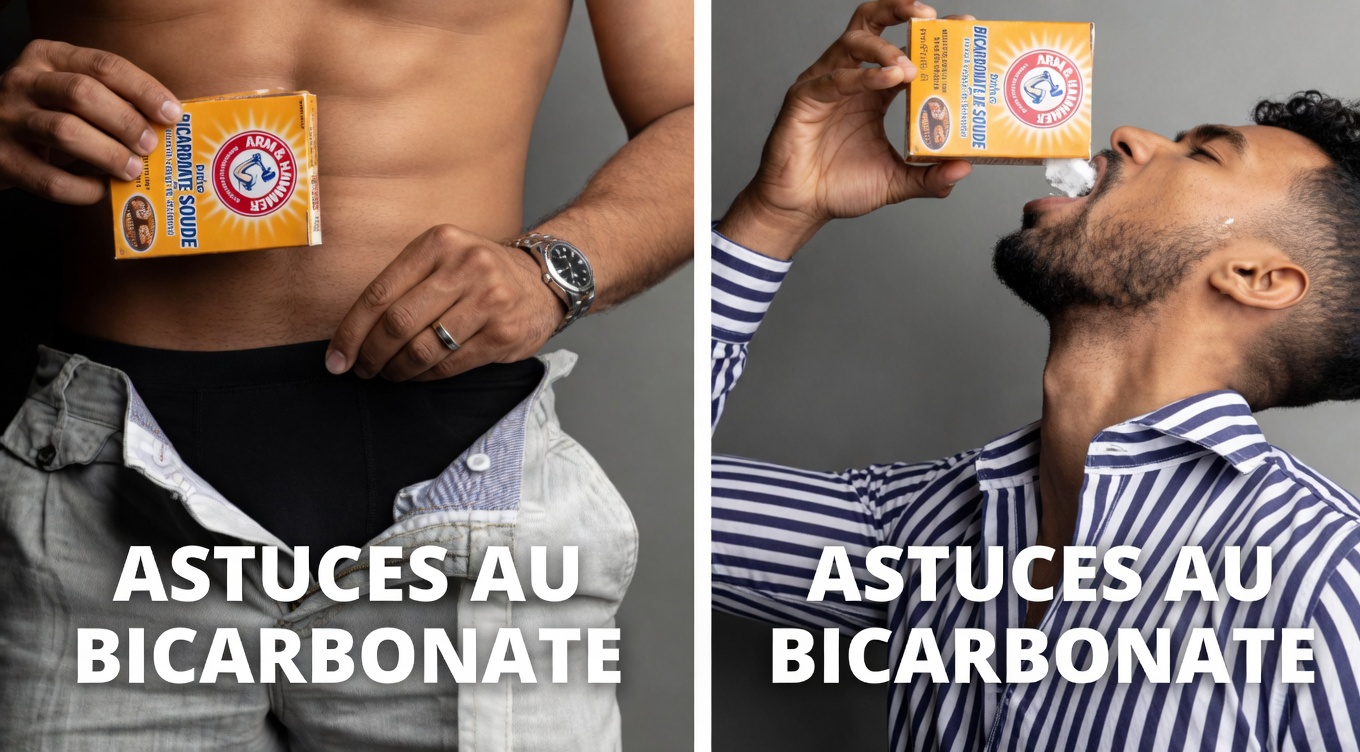 12 façons pratiques dont le bicarbonate de soude peut favoriser la toilette masculine, l’hygiène et les performances au quotidien