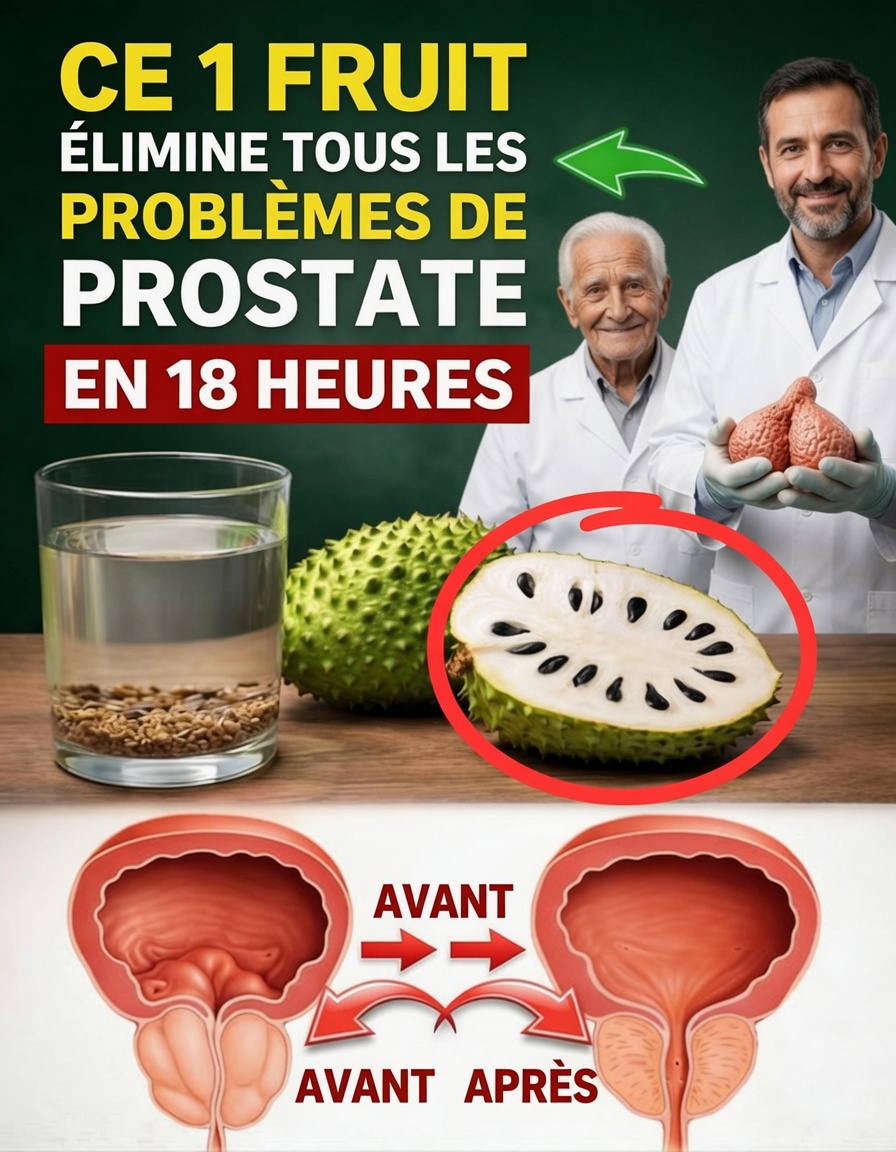 Le fruit puissant qui réduit votre prostate – ce que personne ne vous dit jamais !