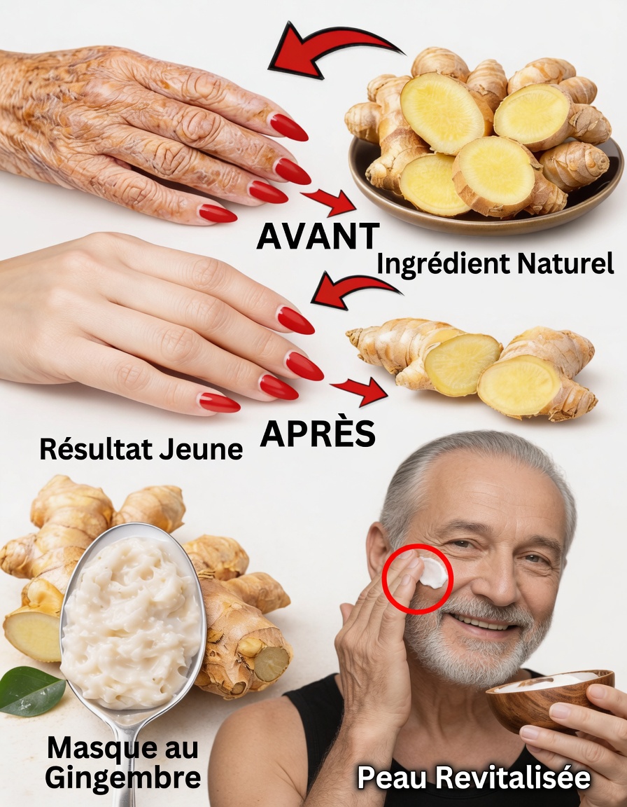 5 masques naturels à base de gingembre pour aider à obtenir une peau plus lisse et plus éclatante après 60 ans