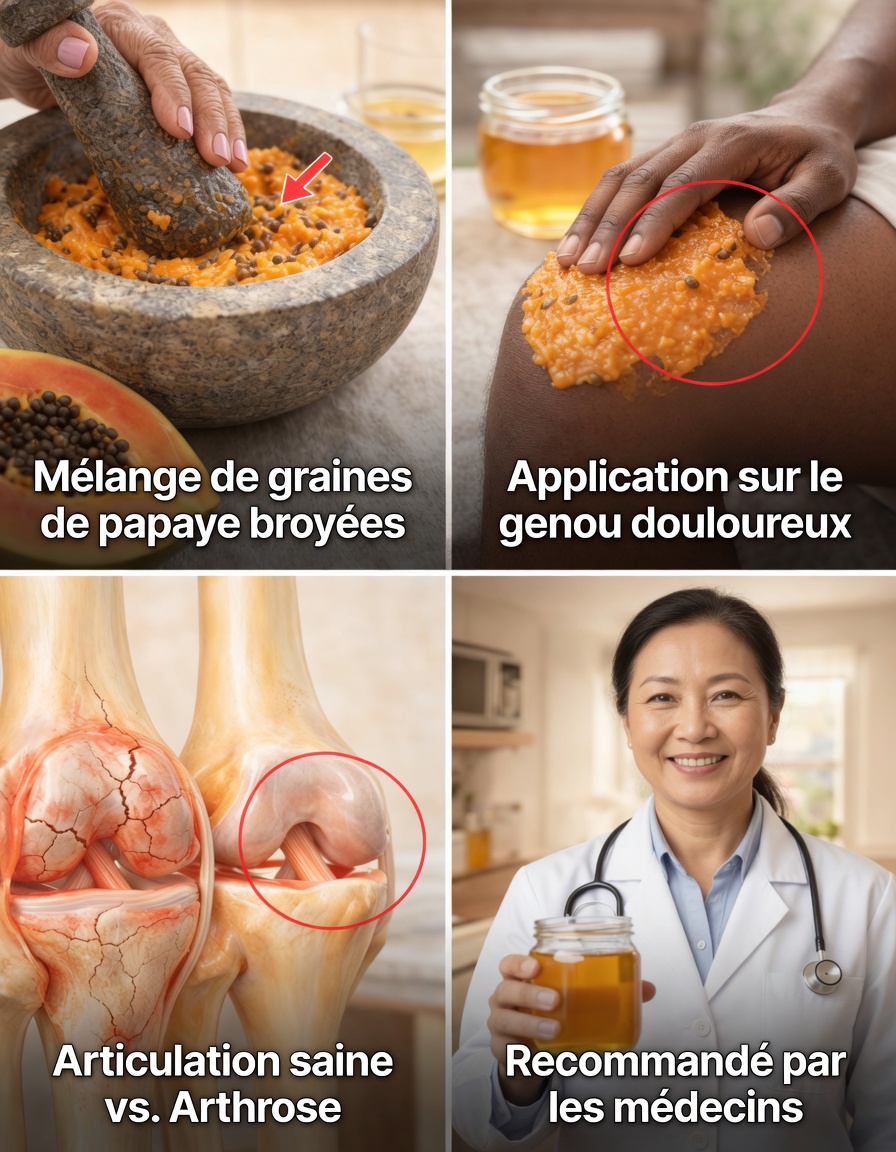 Graines de papaye : une façon naturelle d’atténuer l’inconfort au niveau des genoux, du dos et de la colonne vertébrale