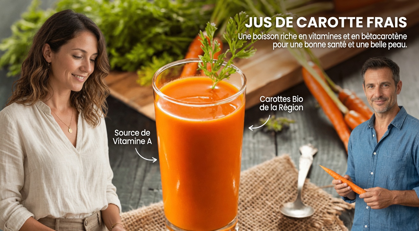 La surprenante boisson à base de pomme de terre, de gingembre et de carotte offre un moyen simple et naturel de soutenir des niveaux d’énergie stables tout au long de la journée.