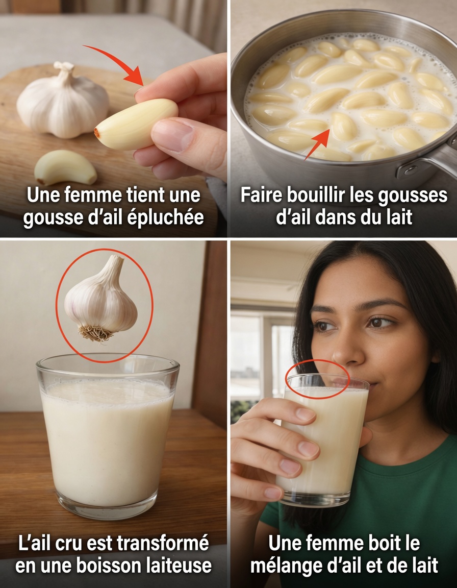 Faites bouillir de l’ail dans du lait et buvez-en une fois : pourquoi vous devez commencer à faire cela