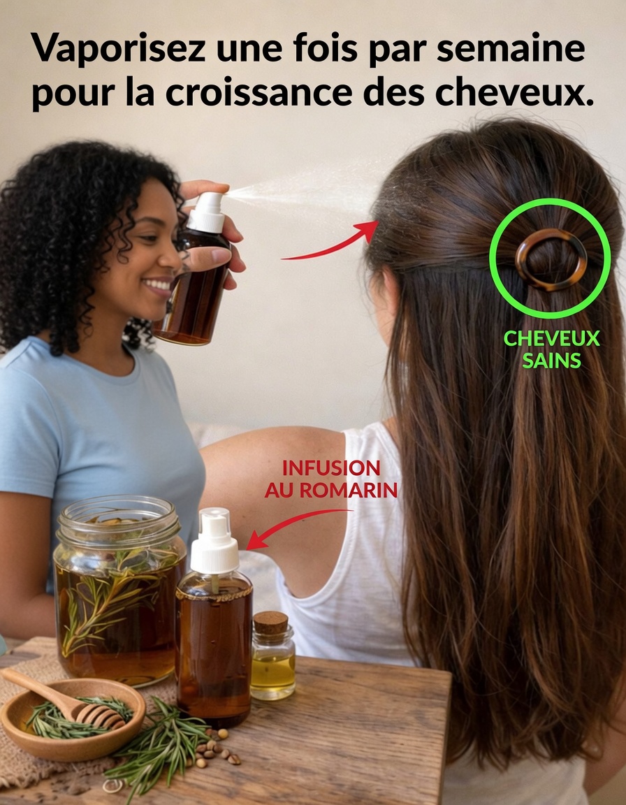 Eau de romarin : cette simple infusion d’herbes pourrait-elle aider à obtenir des cheveux plus épais et en meilleure santé ?