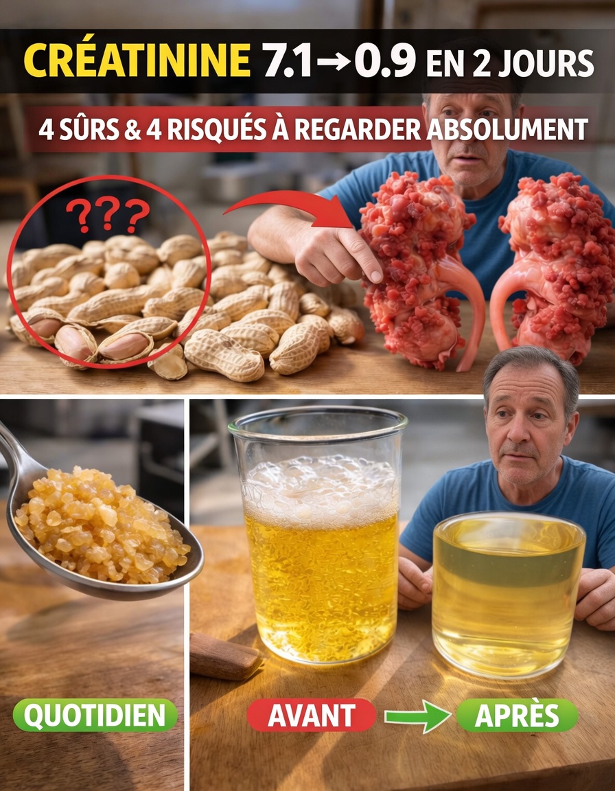 Le taux de créatinine est passé de 7,1 à 0,9 en 2 jours ! 4 graisses saines pour la santé des reins et 4 graisses potentiellement risquées que vous devriez connaître.