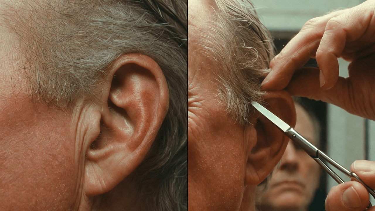 Les poils d’oreille et votre santé : ce que les médecins disent vraiment de ce signe courant du vieillissement