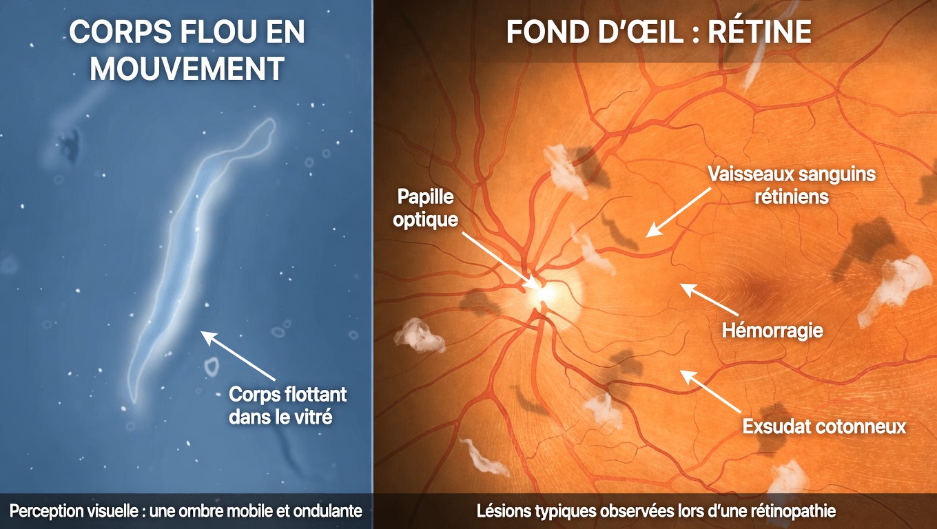 Flotteurs soudains avec éclairs ou une ombre ? Guide pratique des urgences ophtalmologiques
