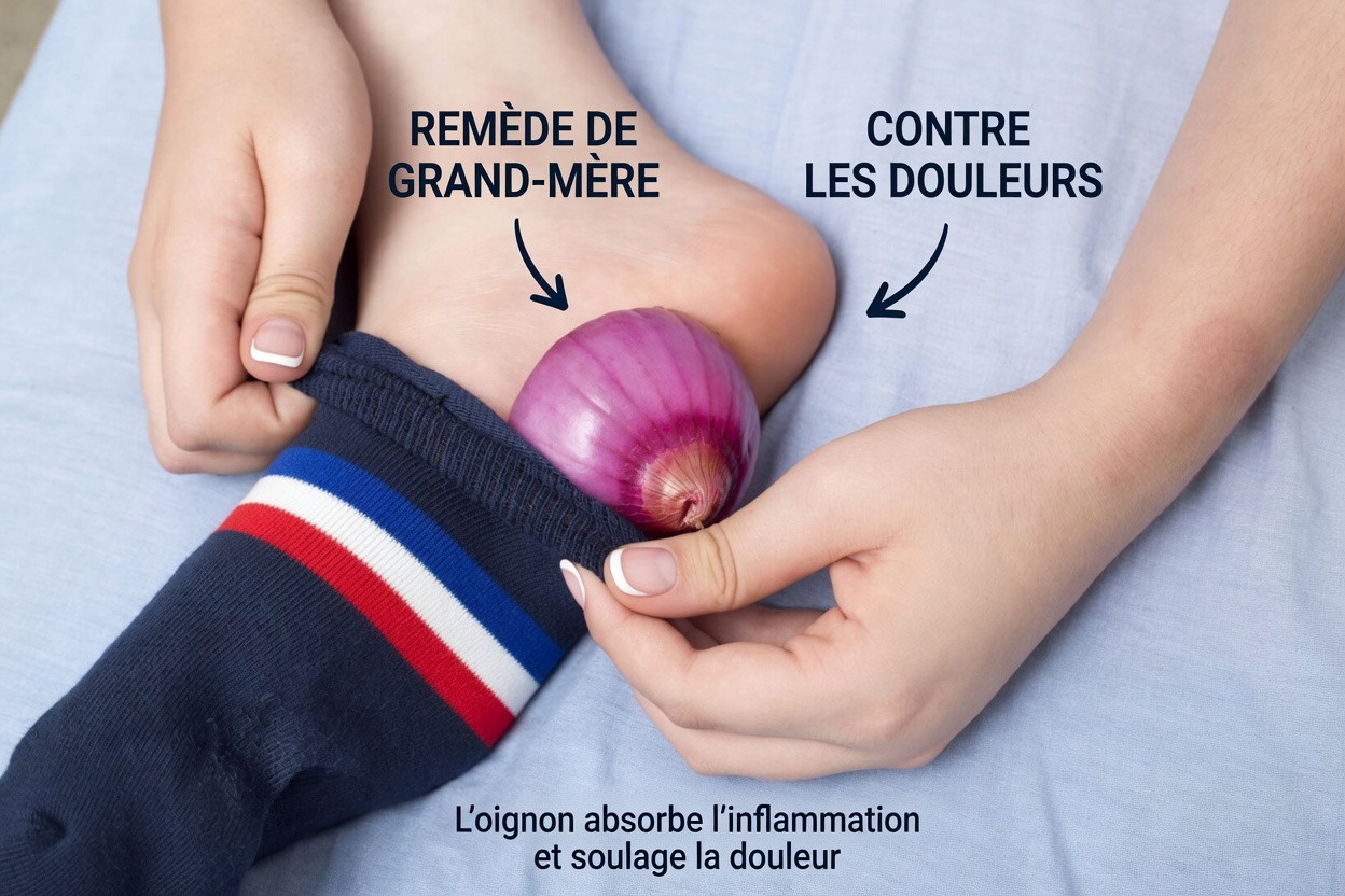 L’étonnant truc de l’oignon rouge dans une chaussette : un vieux remède populaire contre la toux nocturne et la congestion nasale