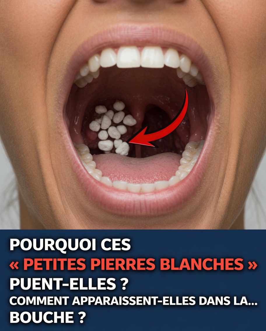 Que sont ces « pierres » blanches malodorantes dans votre bouche qui causent une terrible mauvaise haleine ?