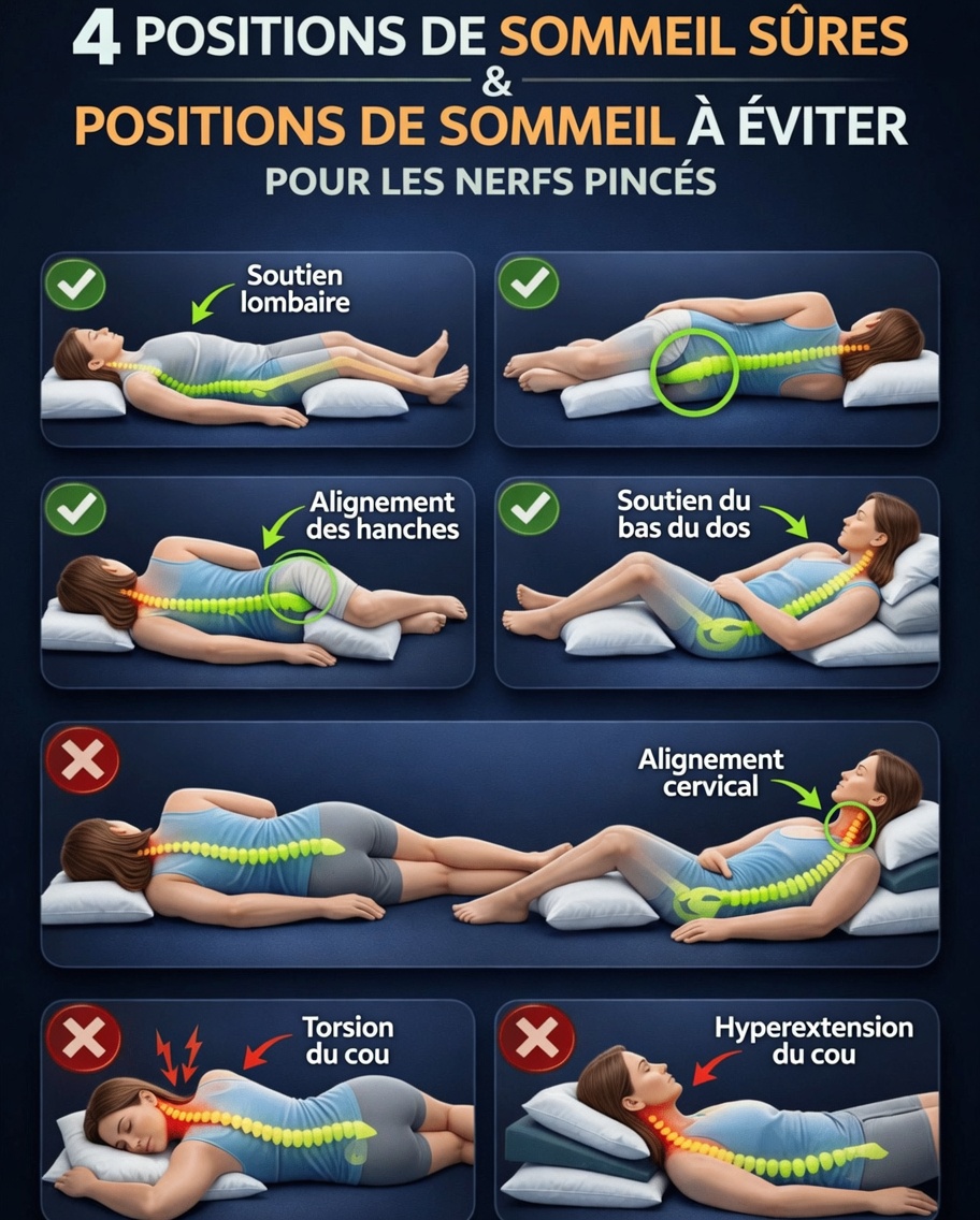 Arrêtez de dormir comme ça ! Des moyens simples de protéger votre colonne vertébrale pendant votre repos