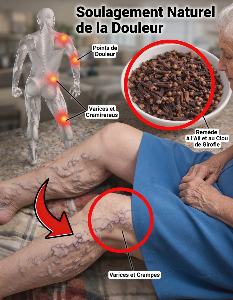 Huile d’ail et de clou de girofle : le remède maison naturel que des milliers de personnes utilisent pour soulager les varices et relancer la circulation