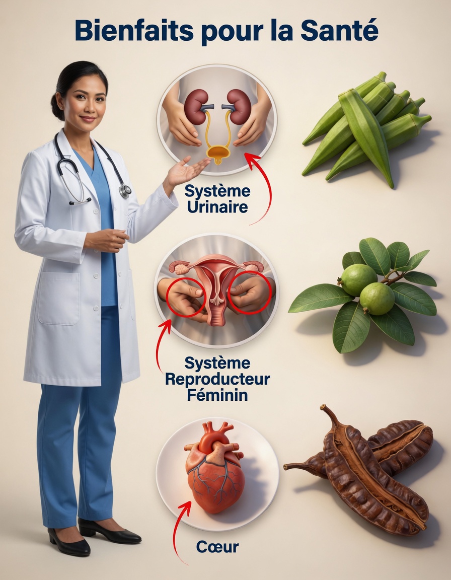 Découvrez l’usage traditionnel du gombo et des feuilles de goyavier pour un confort menstruel en douceur dans les rituels herboristes féminins