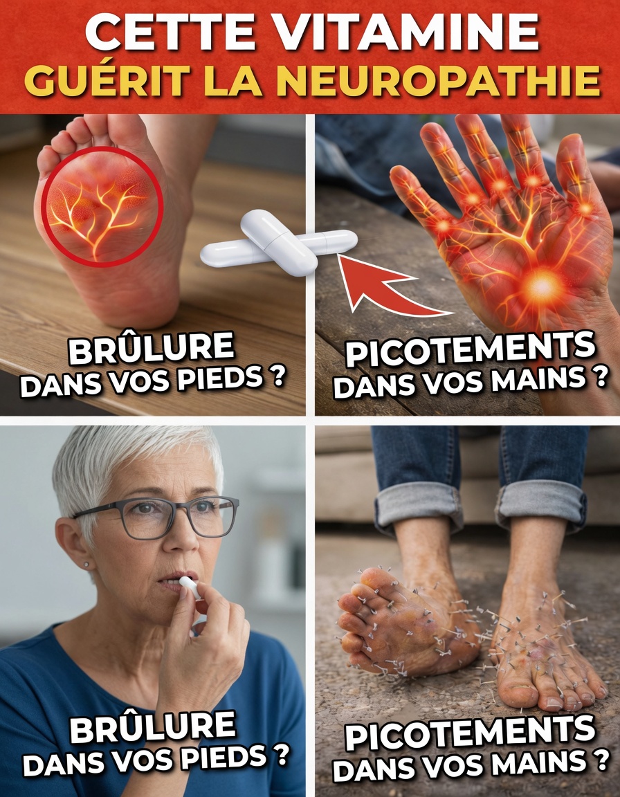 La vitamine n°1 qui pourrait soutenir la santé nerveuse en cas de neuropathie et de lésions nerveuses