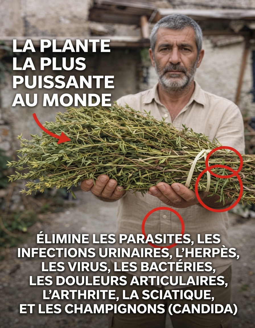 La plante la plus puissante : le thym sauvage – l’allié de la nature contre les parasites, les infections et les douleurs articulaires