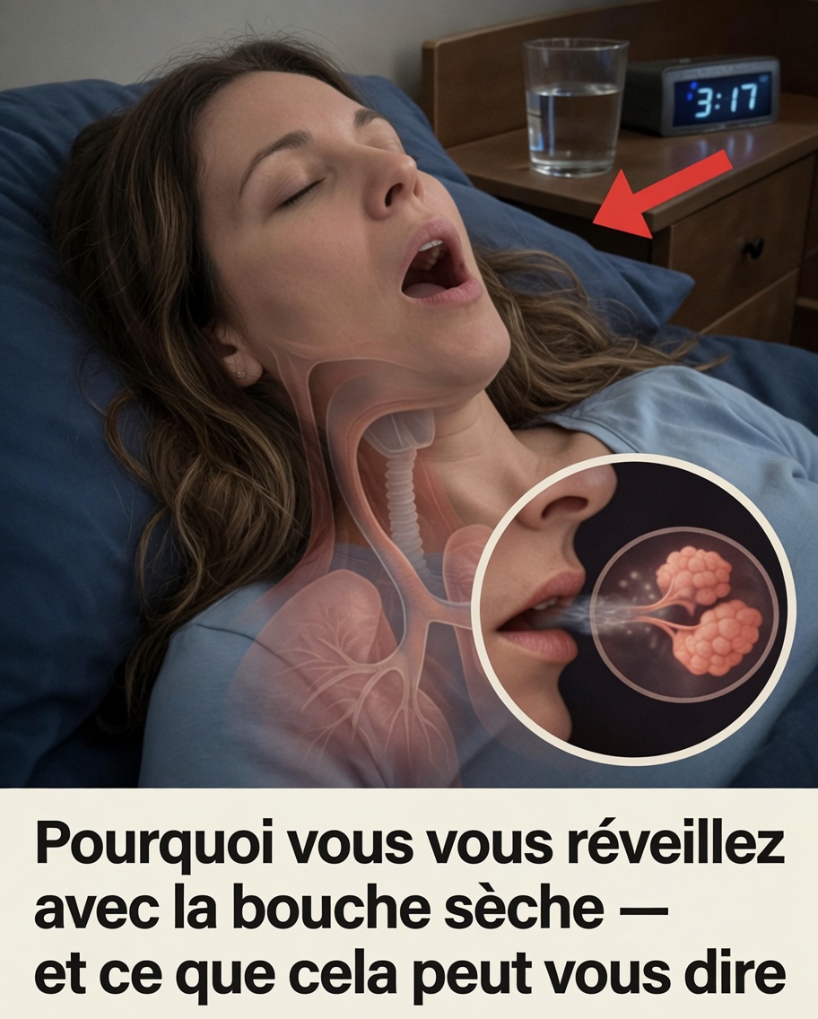 Pourquoi vous vous réveillez toujours la nuit avec la bouche sèche — et ce que cela pourrait vous indiquer