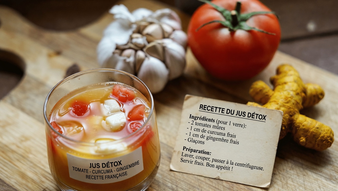 Boisson naturelle pour soutenir la santé de la prostate après 40 ans : exploration du mélange ail-tomate-curcuma